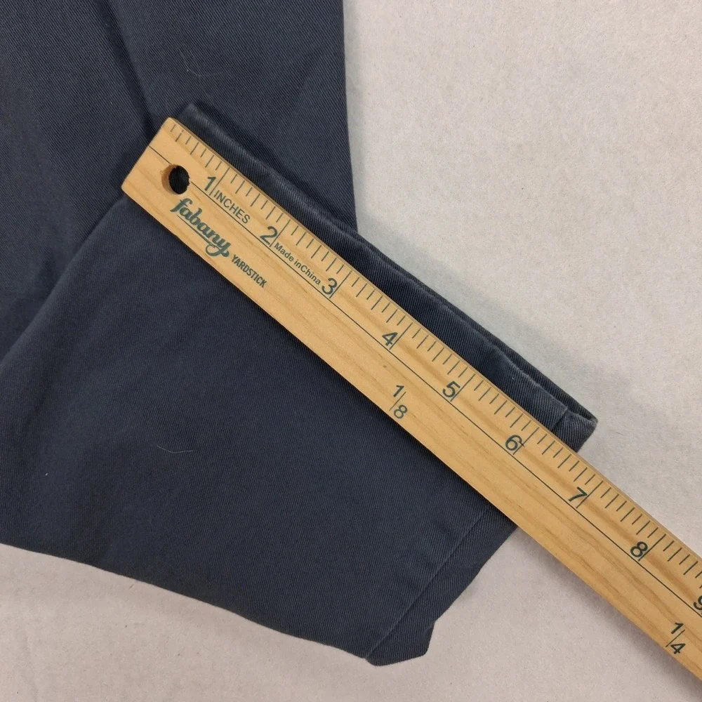 J.Crew Pants Mens 34x32 Slim Flex Chino Blue Gray H3167 EUC
